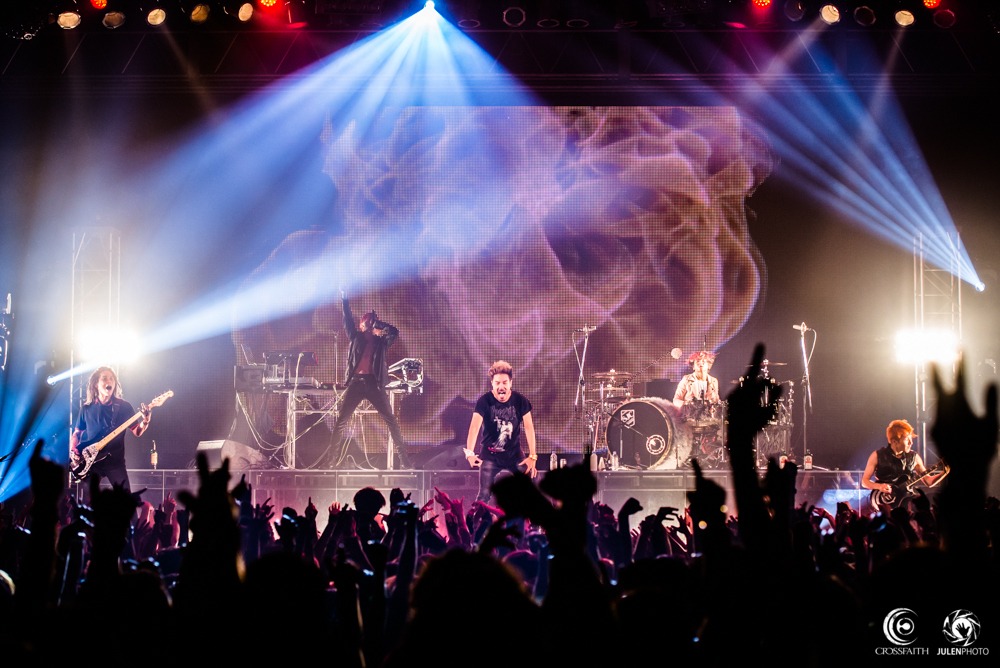 「Crossfaith Japan Tour 2015」東京・Zepp Tokyo公演の様子。