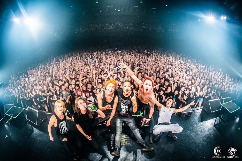 「Crossfaith Japan Tour 2015」東京・Zepp Tokyo公演の様子。