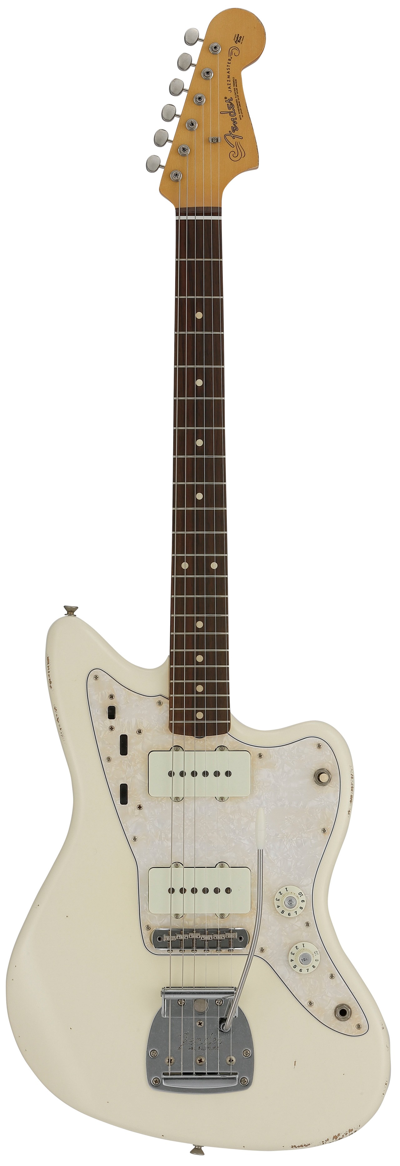 「INORAN ROAD WORN JAZZMASTER」ギター表面