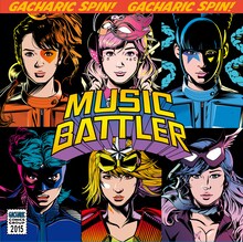 Gacharic Spin「MUSIC BATTLER」通常盤ジャケット