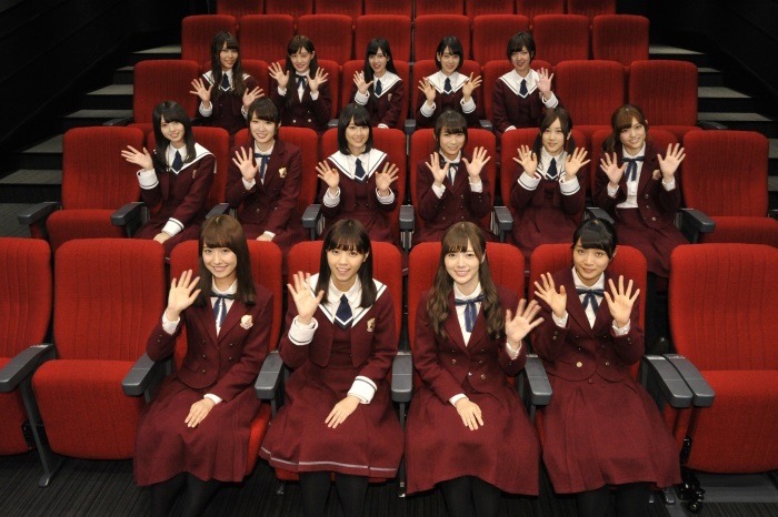 「心が叫びたがってるんだ。」を鑑賞した乃木坂46メンバー。 (c)KOKOSAKE PROJECT