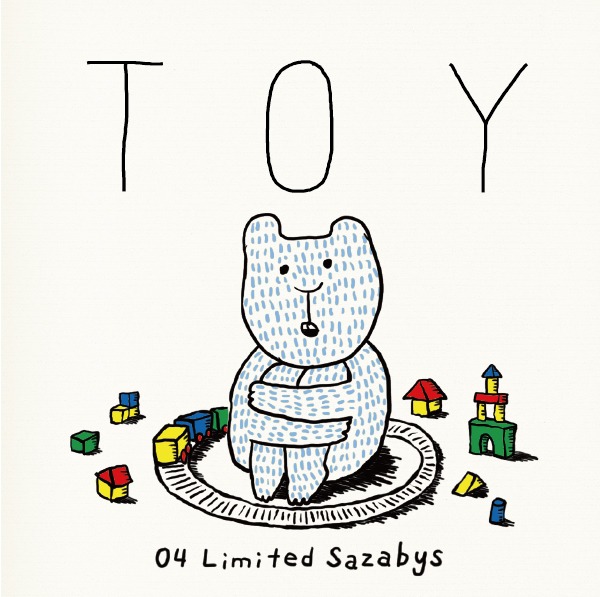 04 Limited Sazabysの最新シングル「TOY」初回限定盤ジャケット。