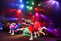 「“約東海3県ホールツアー” チームしゃちほこ ホールツアー2015 さきどりハロウィンパーティー ～あそんでくれないと踊っちゃうぞ～」愛知公演の様子。（撮影：笹森健一）