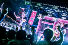 Crossfaith「第一回世界遺産巡業特別公演 ‘日光の編’」の様子。（Photo by Yusuke Kashiwazaki）