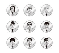 「叶えた夢に火をつけて燃やす」会場限定缶バッジのデザイン。