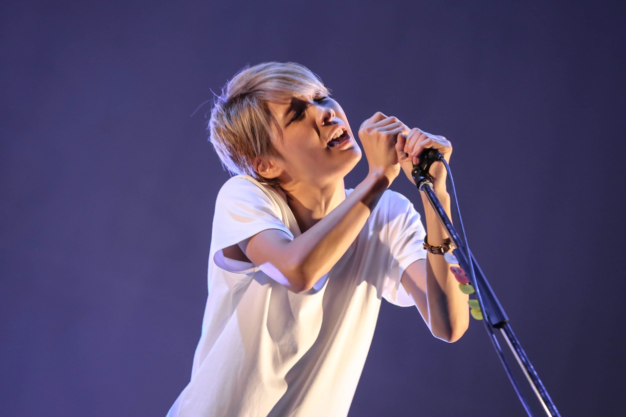 ハルカ（Vo, G）（Photo by Taku Fujii）
