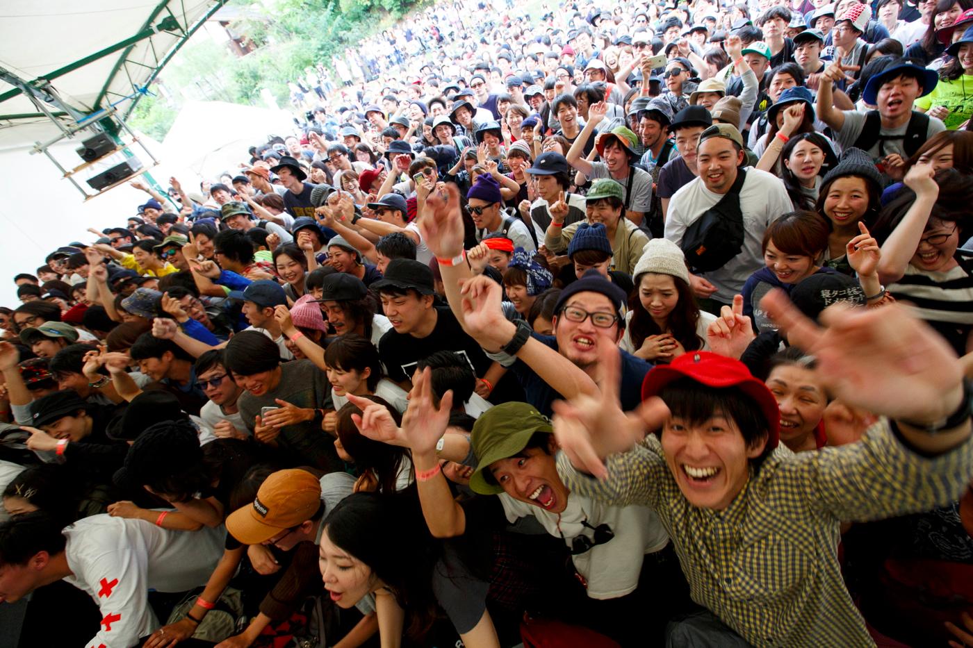 おやきステージの様子。 （写真提供：りんご音楽祭実行委員会）