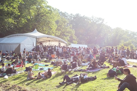 おやきステージの様子。 （写真提供：りんご音楽祭実行委員会）