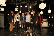 [Alexandros]とキュウソネコカミのヤマサキセイヤ、ヨコタシンノスケ。（写真提供：スペースシャワーTV）