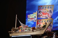 舟盛りには伊勢海老の刺身も。（撮影：山本倫子）