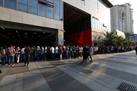 EGOISTのライブ会場・Shanghai Q.S.W Culture & Art Center周囲の様子。（写真提供：ソニー・ミュージックレコーズ）