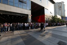 EGOISTのライブ会場・Shanghai Q.S.W Culture & Art Center周囲の様子。（写真提供：ソニー・ミュージックレコーズ）