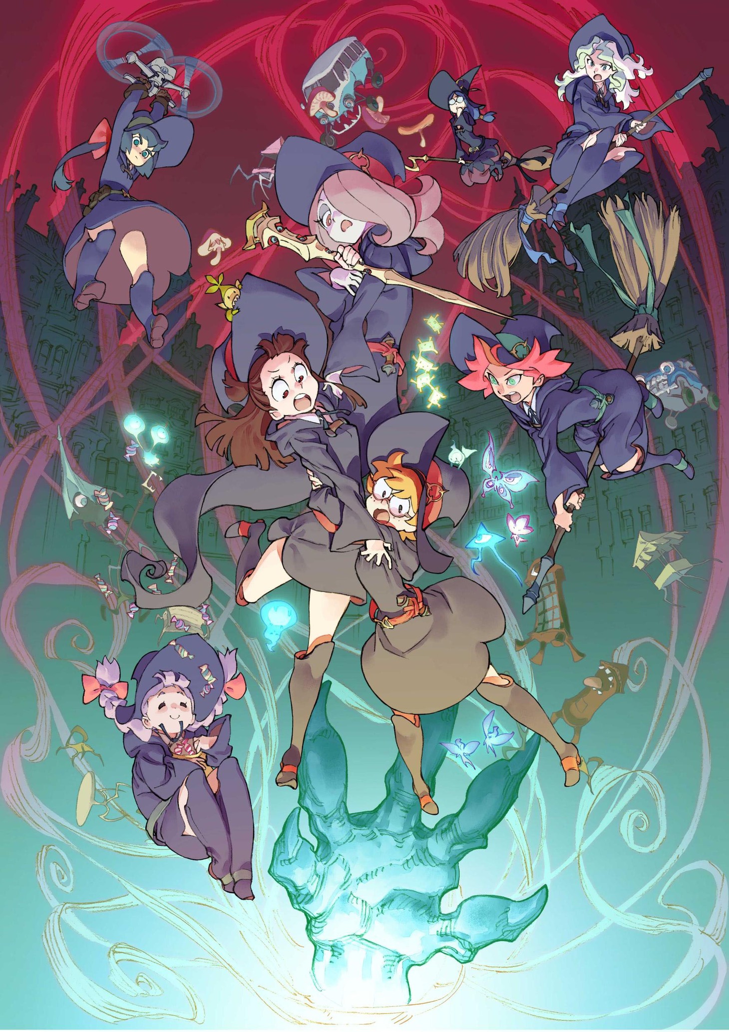 「リトルウィッチアカデミア 魔法仕掛けのパレード」メインビジュアル(c)2015 TRIGGER / 吉成曜 / GOOD SMILE COMPANY