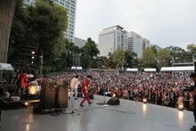 SCOOBIE DO「ダンスホール野音」の様子。（撮影：柴田恵理）