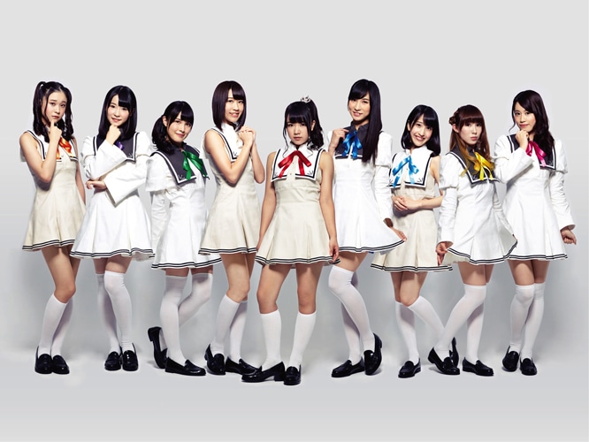 アイドルカレッジ。南千紗登は右から4番目。