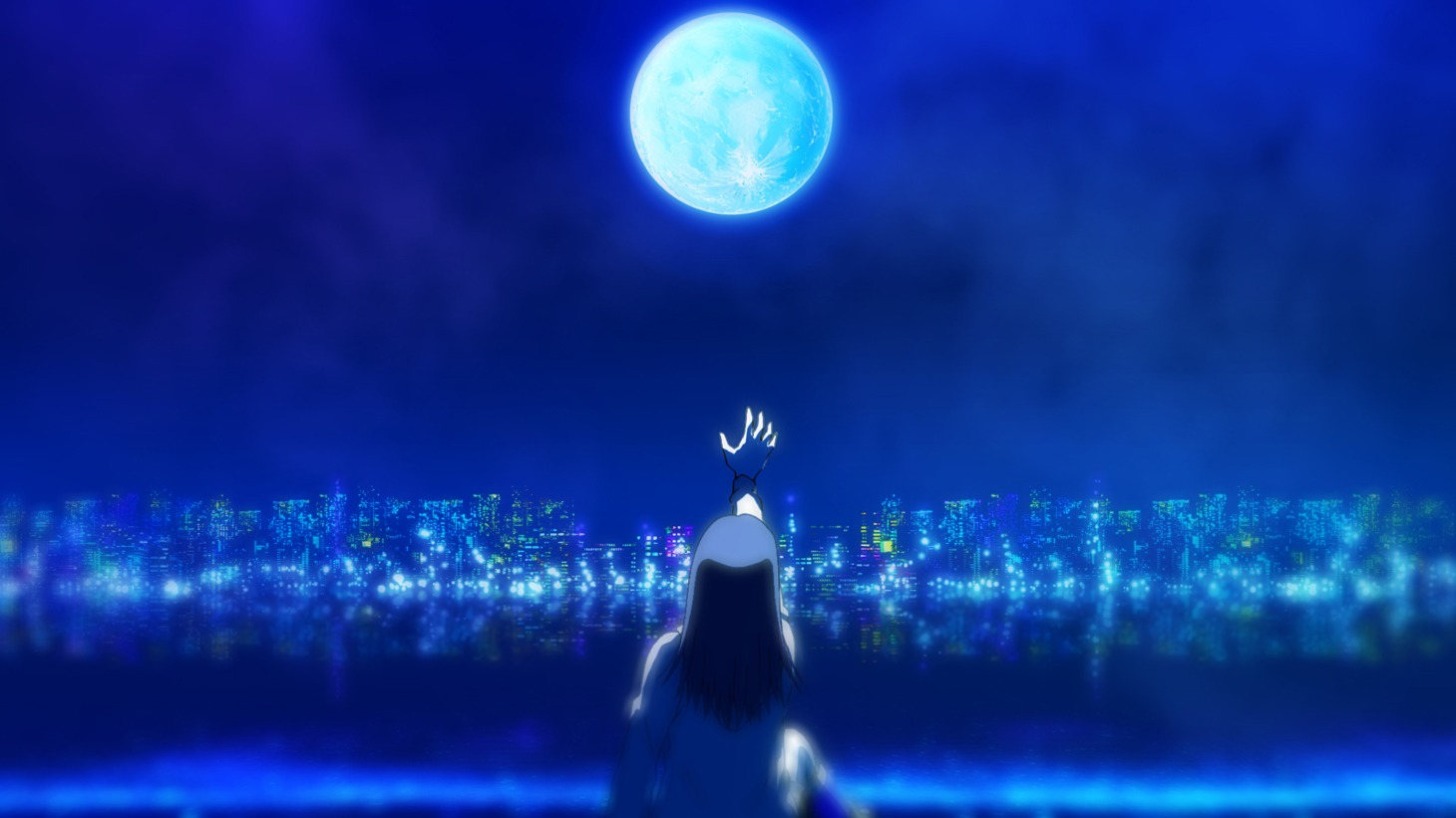 nowisee「bluemoon」ミュージックビデオのワンシーン。