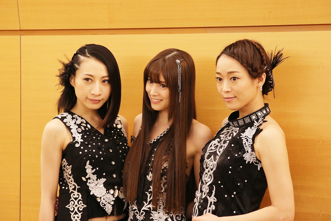開演前の囲み取材でのKalafina。