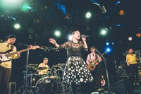 PUSHIMと韻シストBAND。 （Photo by cherry chill will）