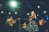 PUSHIMと韻シストBAND。 （Photo by cherry chill will）