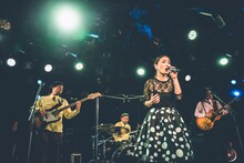 PUSHIMと韻シストBAND。 （Photo by cherry chill will）