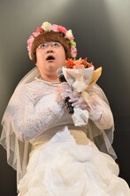 “消えた花嫁”ことハリセンボンの近藤春菜。（Photo by Azusa Takada）