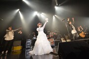 「The Vanishing Bride Tour 2015 ～消えた花嫁を探せ！～」Zepp Tokyo公演アンコールの様子。（Photo by Azusa Takada）