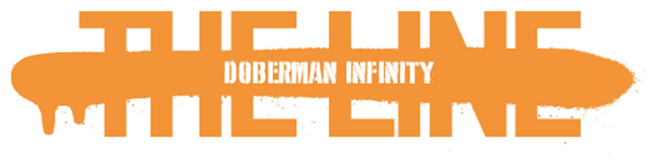 DOBERMAN INFINITY「THE LINE」ロゴ