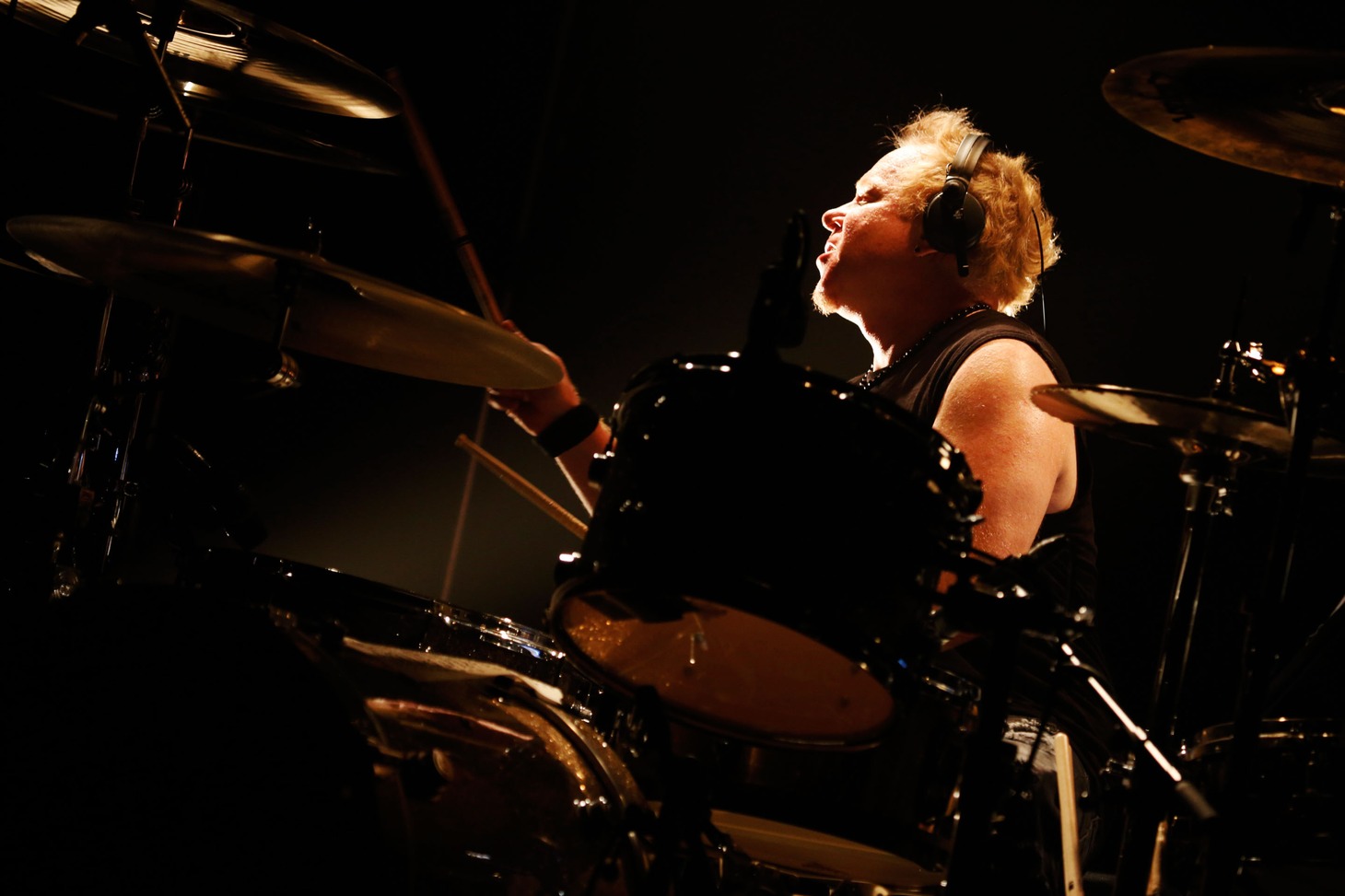 スコット・ギャレット（Dr）（Photo by Hiroe Yamauchi）