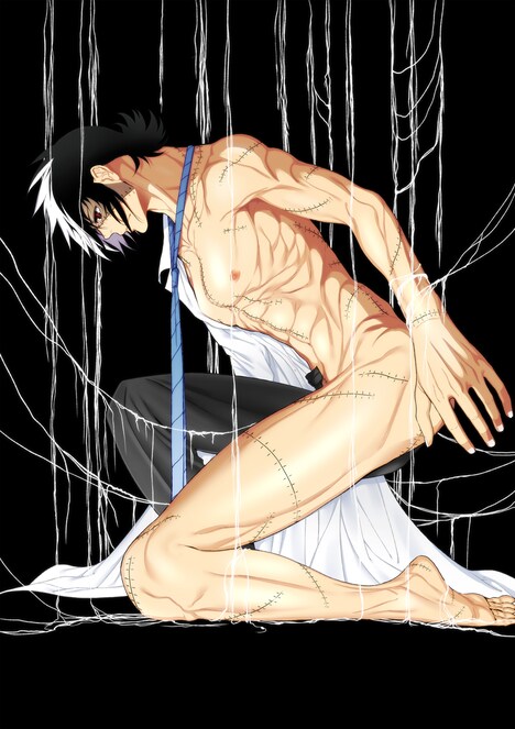 UMI☆KUUNが再現した「ヤング ブラック・ジャック」のワンシーン。 (c)手塚プロダクション (c)田畑由秋・大熊ゆうご（ヤングチャンピオン）