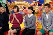 左から野村宏伸、柊子、福田彩乃、勝俣州和。 (c)日本テレビ
