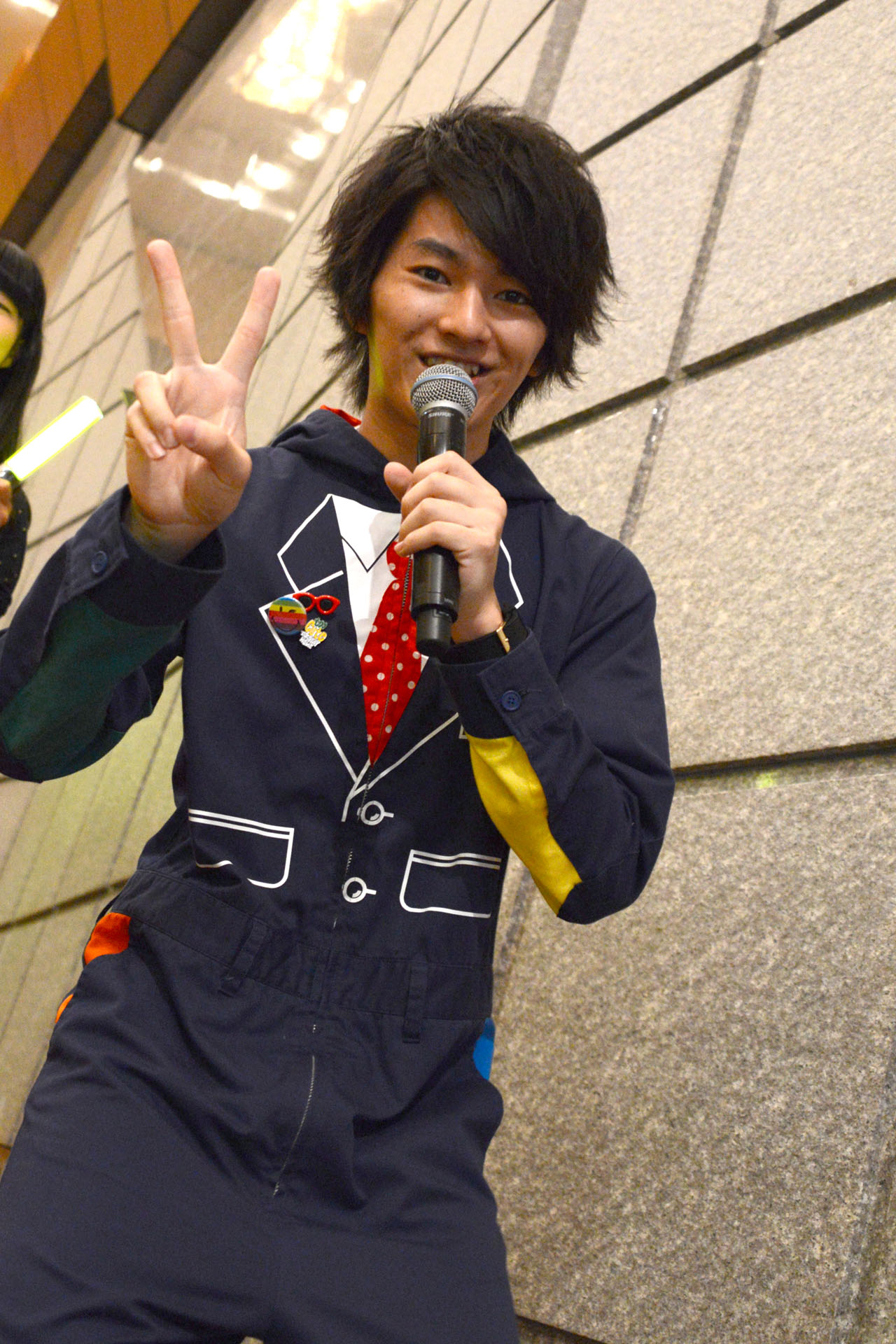 客席から登場したMASAKI。