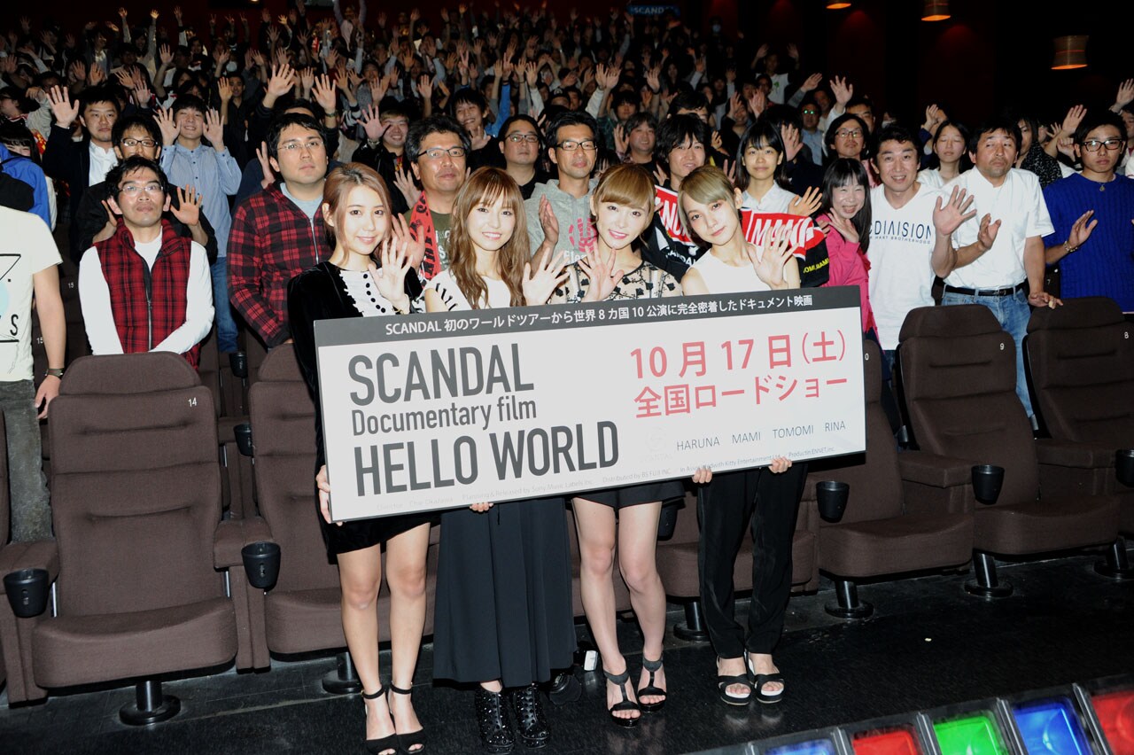 SCANDAL、ドキュメンタリー映画舞台挨拶でメンバー間に起きた衝突語る
