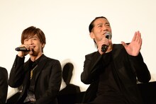 左から岩田剛典（EXILE、三代目 J Soul Brothers from EXILE TRIBE）、EXILE HIRO。