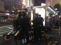 演奏直前のSANABAGUN.。