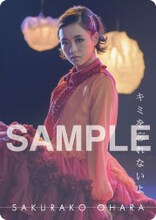大原櫻子「キミを忘れないよ」購入者特典ポケットカレンダー表紙画像C