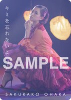 大原櫻子「キミを忘れないよ」購入者特典ポケットカレンダー表紙画像D