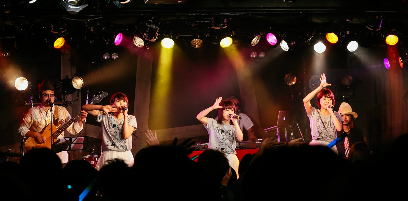 9月20日に東京・下北沢GARDENで開催されたSOFFetとNegiccoのツーマンライブ「ZEPPIN vol.1」の様子。（写真提供：JAM'S KEY PRODUCTION）