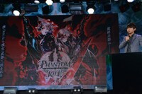 「ファンキル」短編アニメーション映画の制作決定を報告する今泉潤プロデューサー。