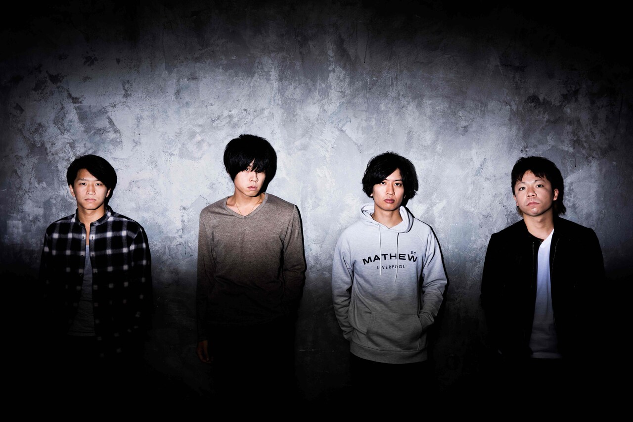 LAMP IN TERRENの最新アーティスト写真。右から2番目が大屋真太郎。
