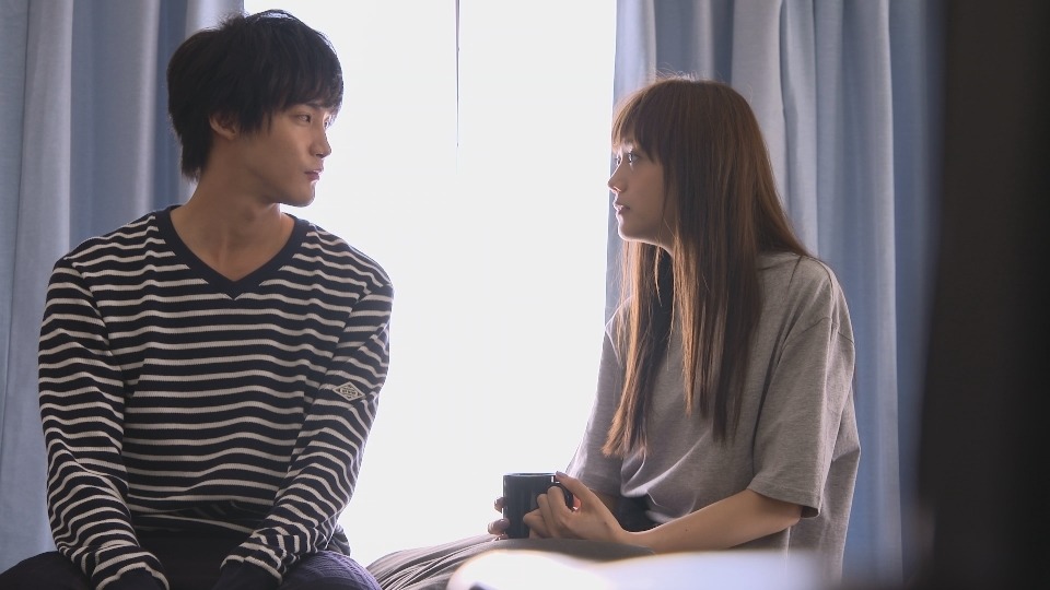 YouTubeドラマ「ラストキス」第2話のワンシーン。