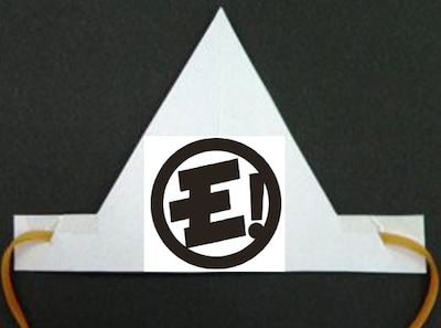ようなぴ考案の三角頭巾。