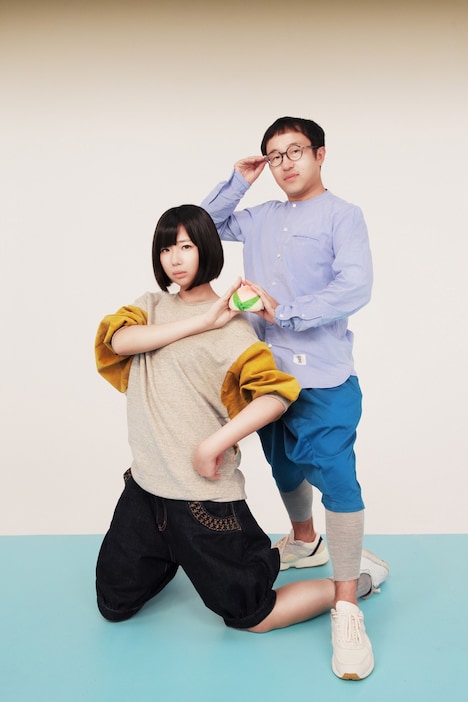 スミネム。左から夢眠ねむ、スミス。