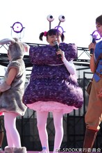 ブーに扮した百田夏菜子（ももいろクローバーZ）。