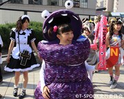 ブーに扮した百田夏菜子（ももいろクローバーZ）。