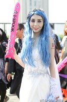 パレードに参加したMay J.。