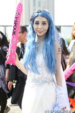 パレードに参加したMay J.。