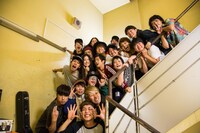 「TRUST TOUR 2015」東京・ TSUTAYA O-WEST公演のオフショット。（撮影：小笹竜馬）