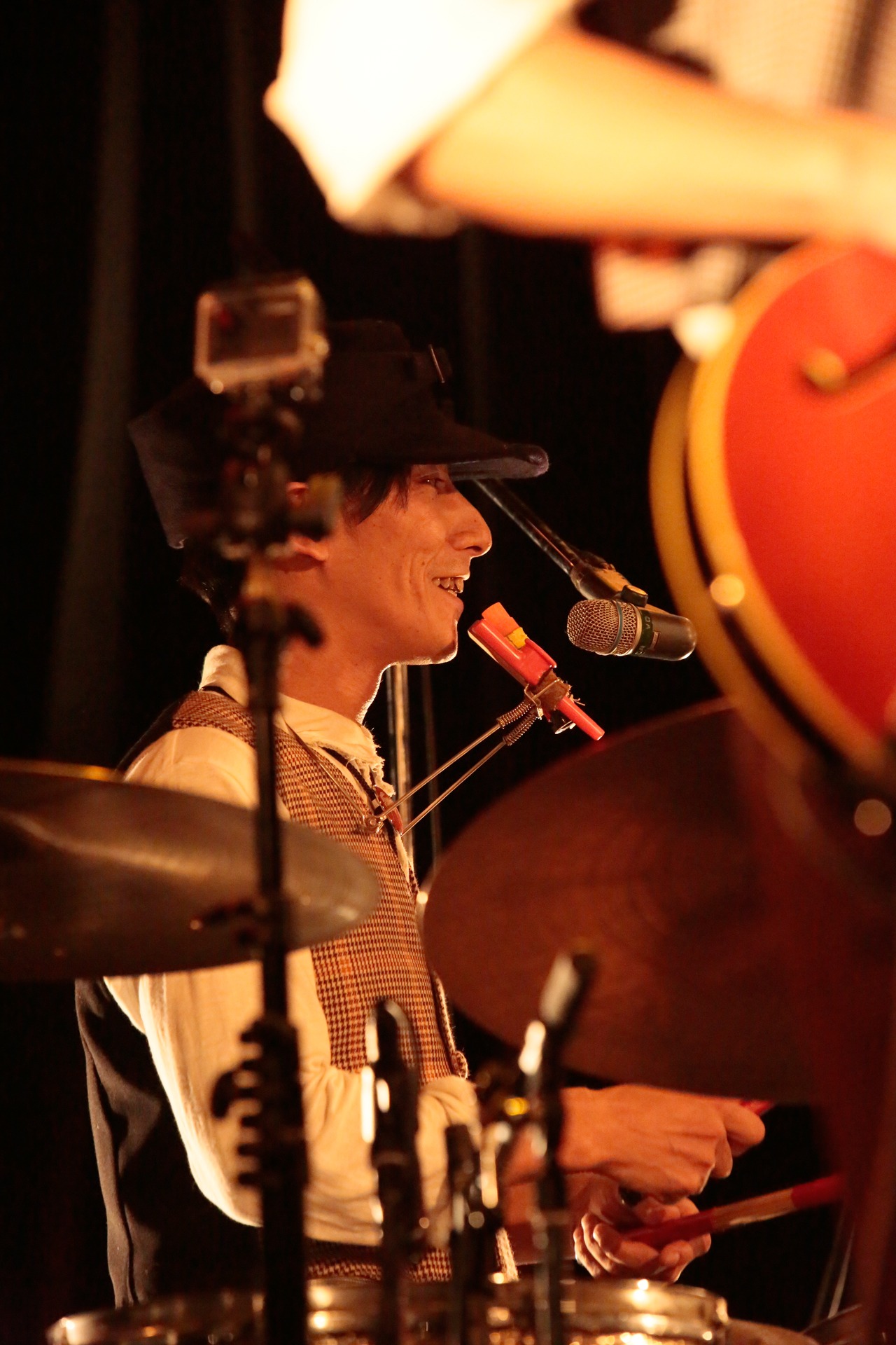 内田武瑠（Dr, Cho）（Photo by MASANORI FUJIKAWA）