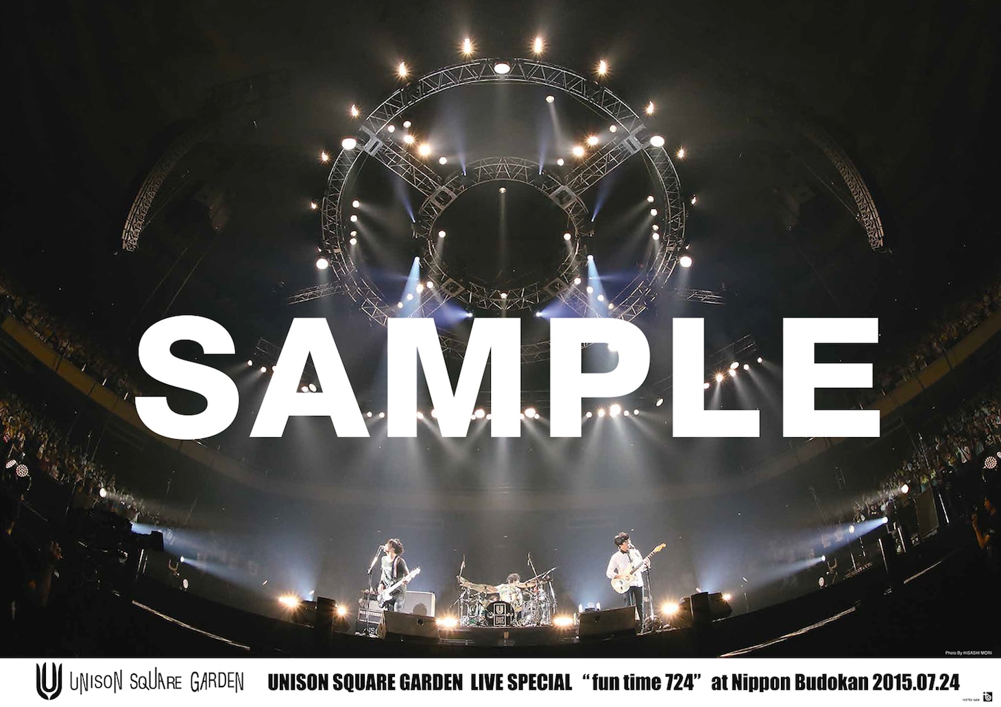 DVDのツアー会場予約者にプレゼントされるポスター見本画像。