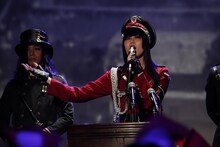 アーバンギャルド「くちびるデモクラシー」MVのワンシーン。